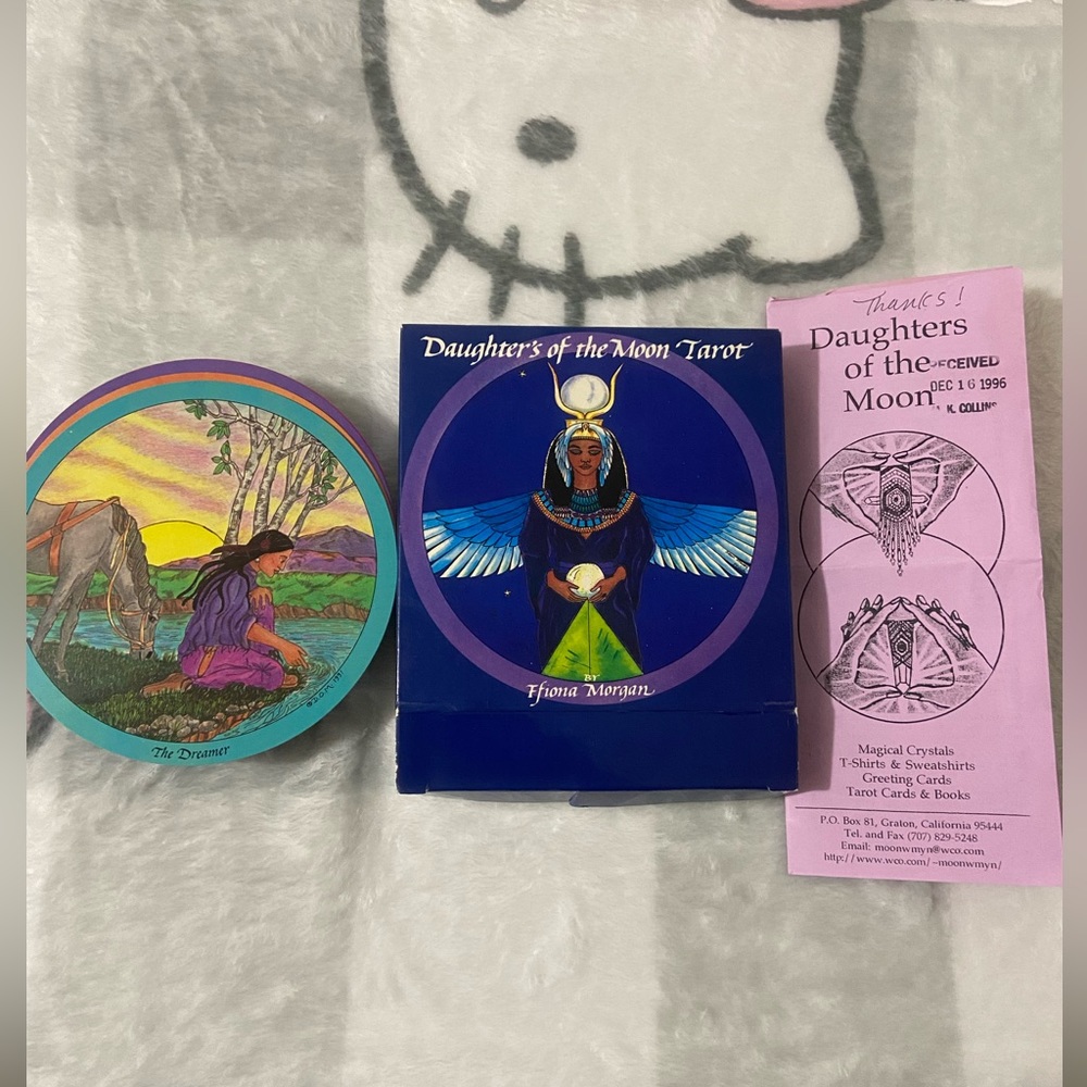 Daughters of the Moon Tarot Deck by Ffiona Morgan - Out of Print